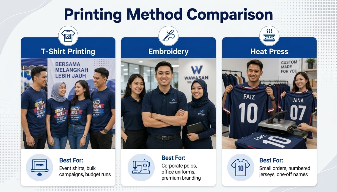 Different printing methods for business needs