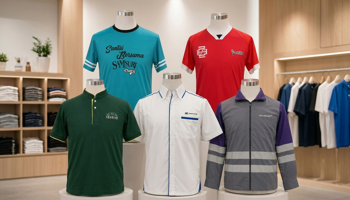 JS Uniform’s customised T-shirts for businesses in Malaysia