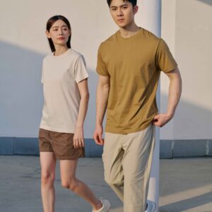 rc01 round neck cotton shirt