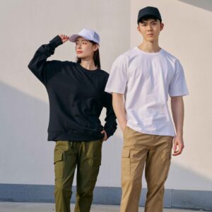 RC08 OVERSIZED CREWNECK SWEATER SHORT SLEEVED