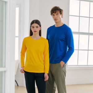 RM07 MICROFIBER ROUND NECK LONG-SLEEVED
