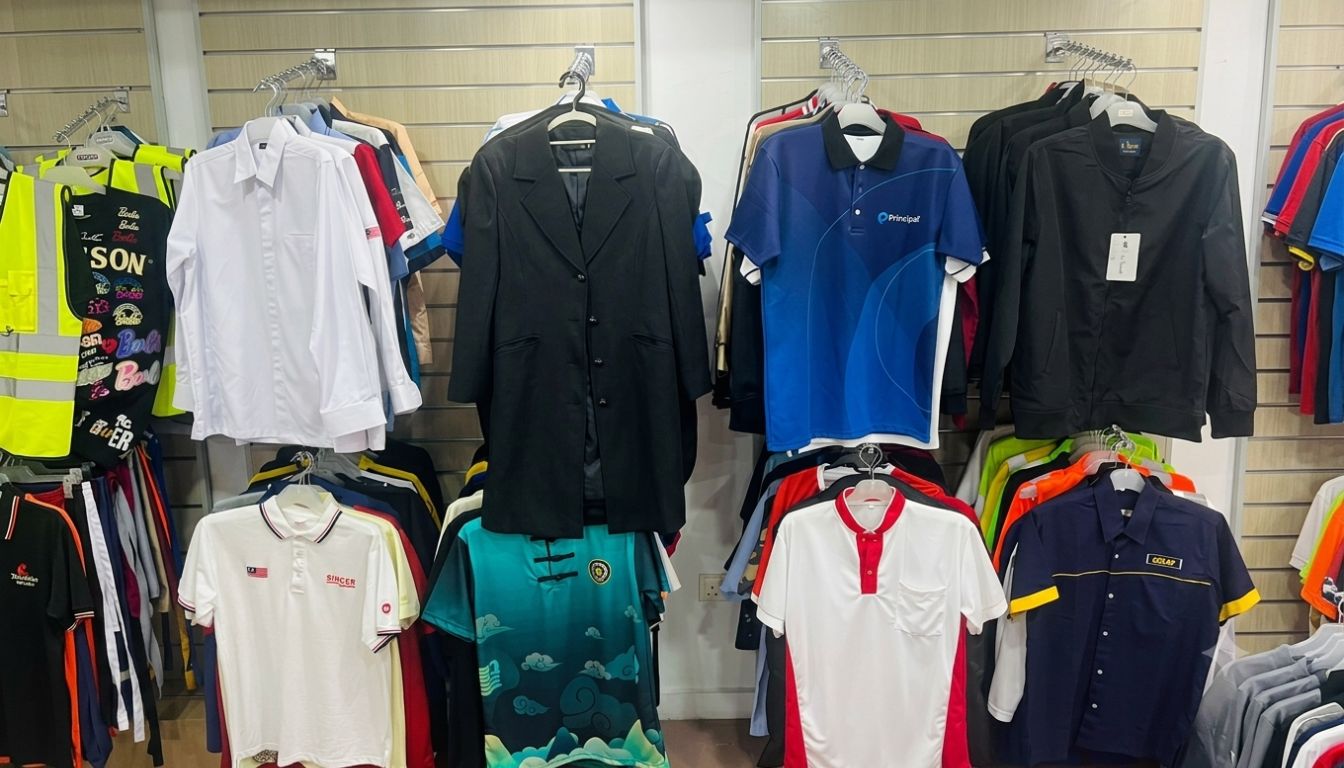 Samples of corporate polo shirts with design by JS Uniform
